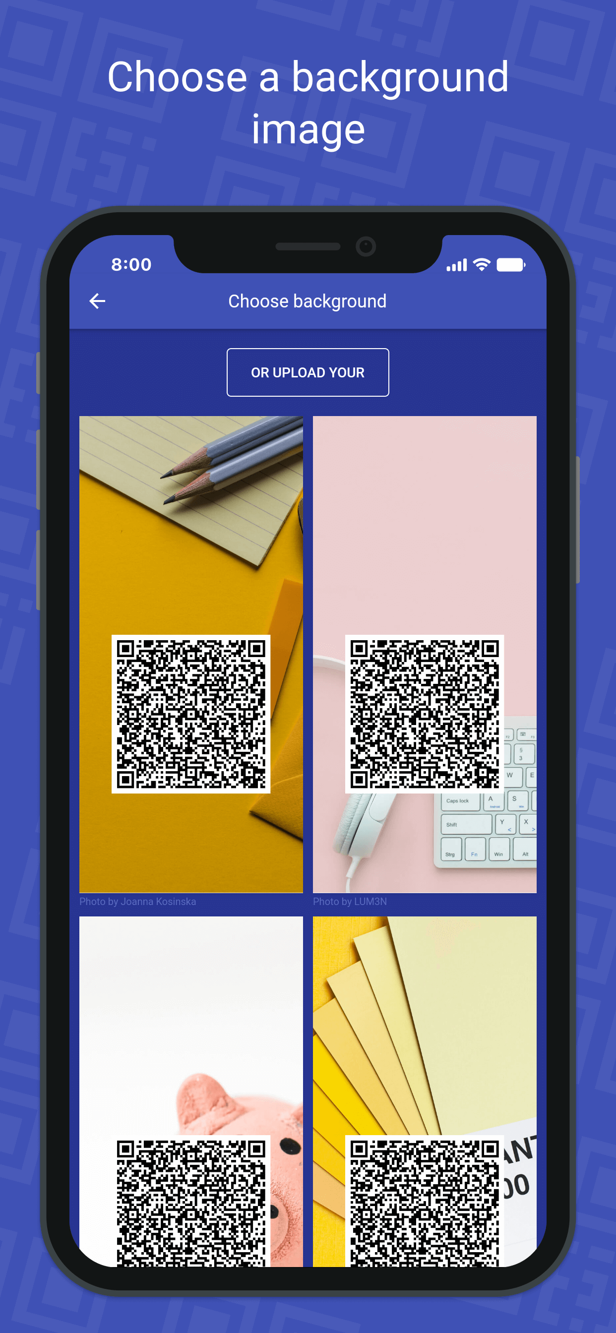 QR Card Screen