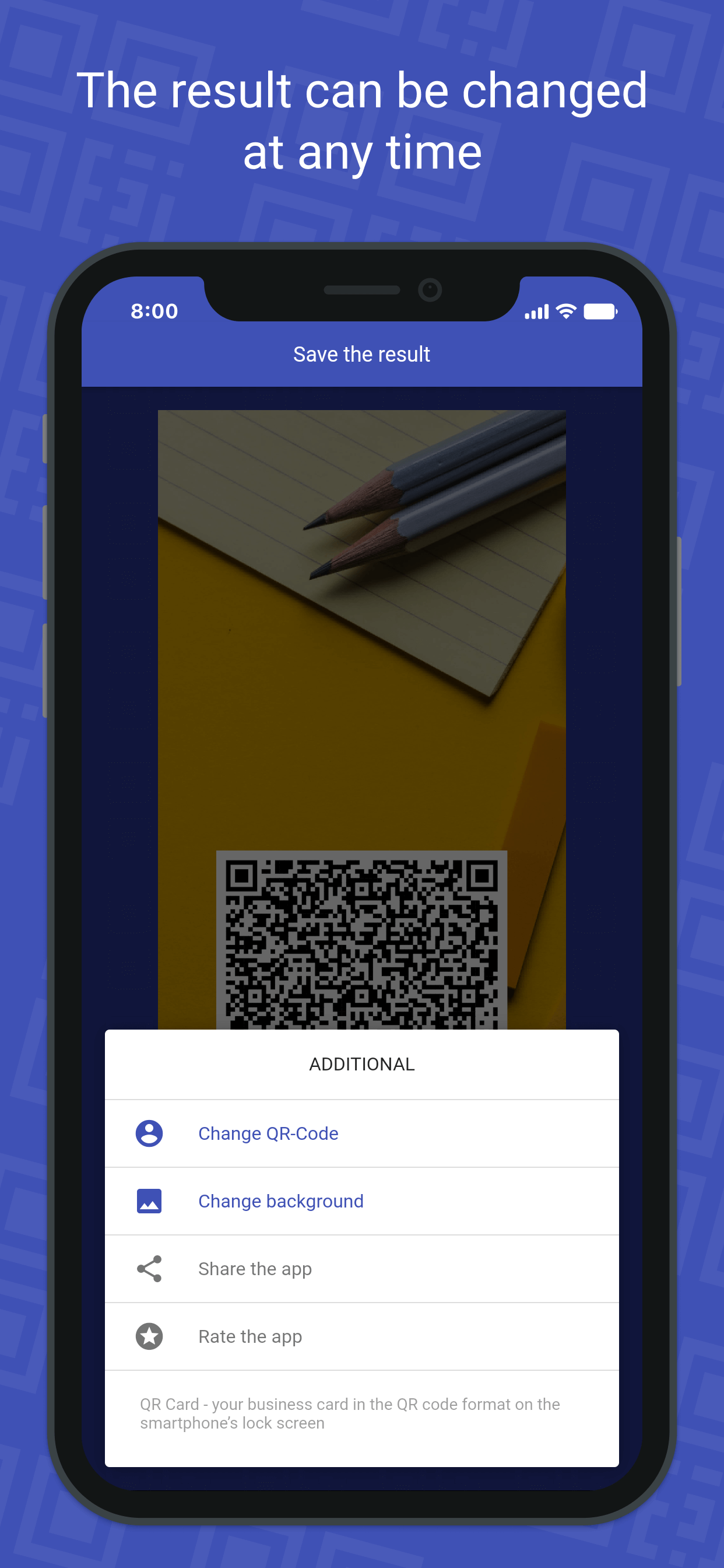 QR Card Screen